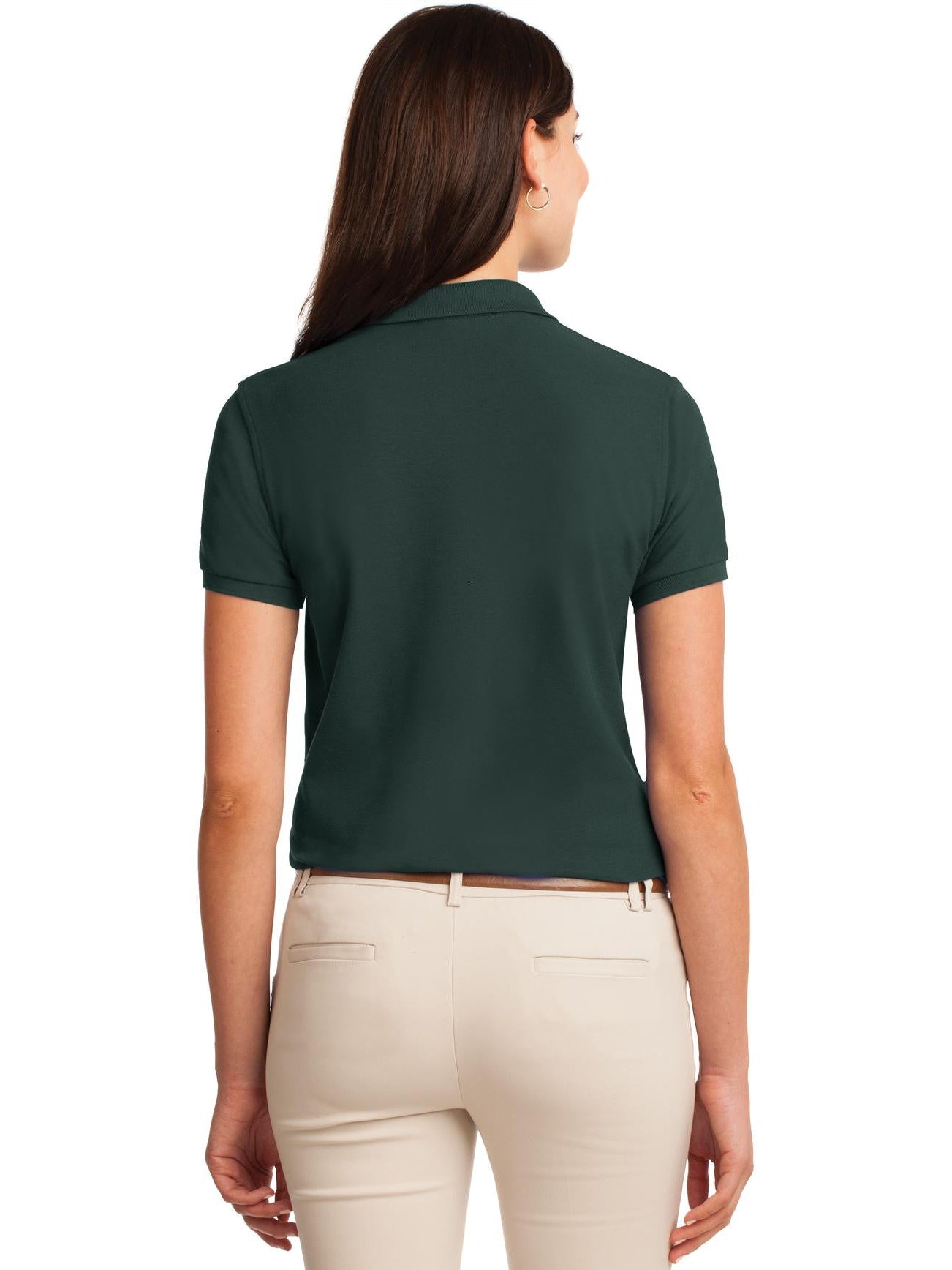 no-logo Port Authority Ladies Silk Touch Polo-Regular-Port Authority-Thread Logic