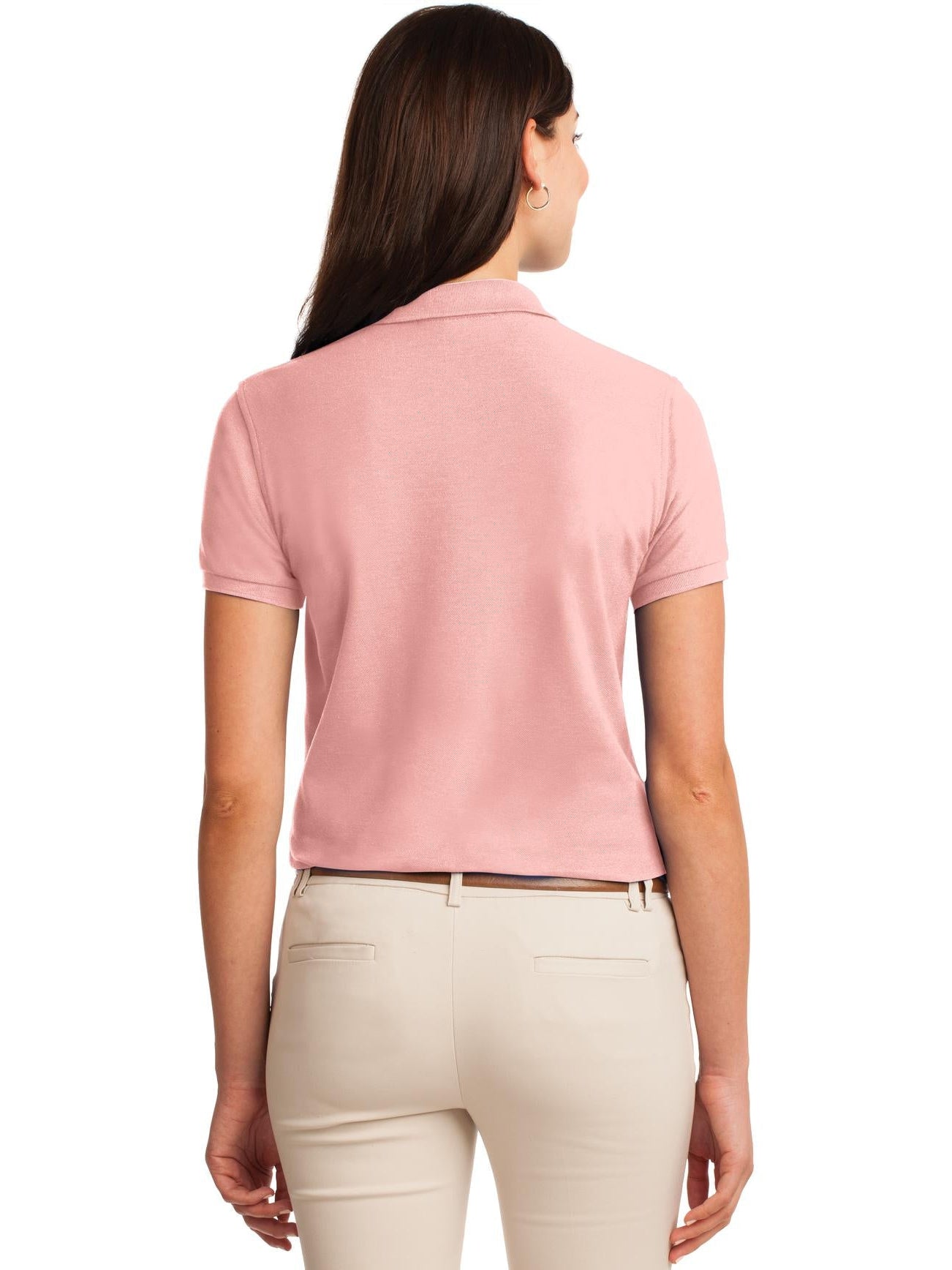 no-logo Port Authority Ladies Silk Touch Polo-Regular-Port Authority-Thread Logic