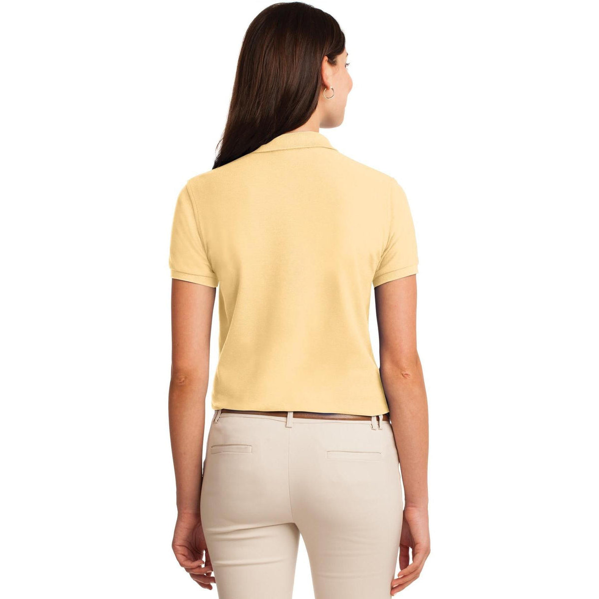 no-logo Port Authority Women's Silk Touch Polo-Regular-Port Authority-Thread Logic