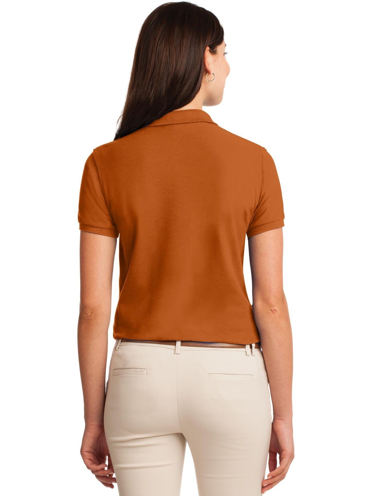 no-logo Port Authority Ladies Silk Touch Polo-Regular-Port Authority-Thread Logic