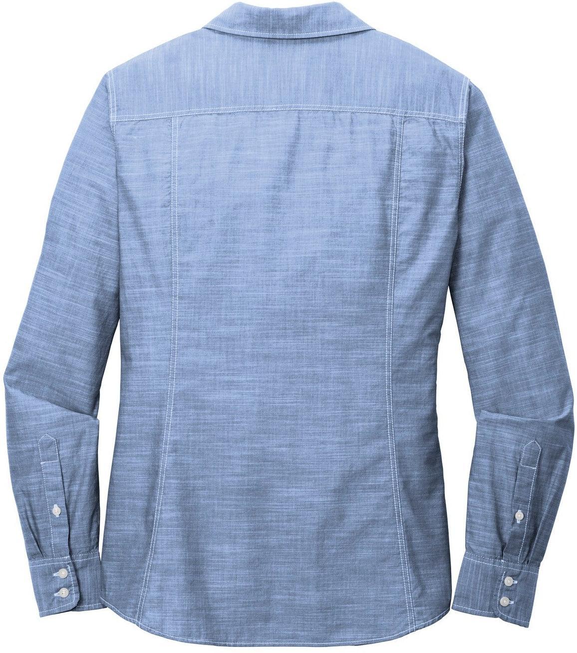no-logo Port Authority Ladies Slub Chambray Shirt-Regular-Port Authority-Thread Logic