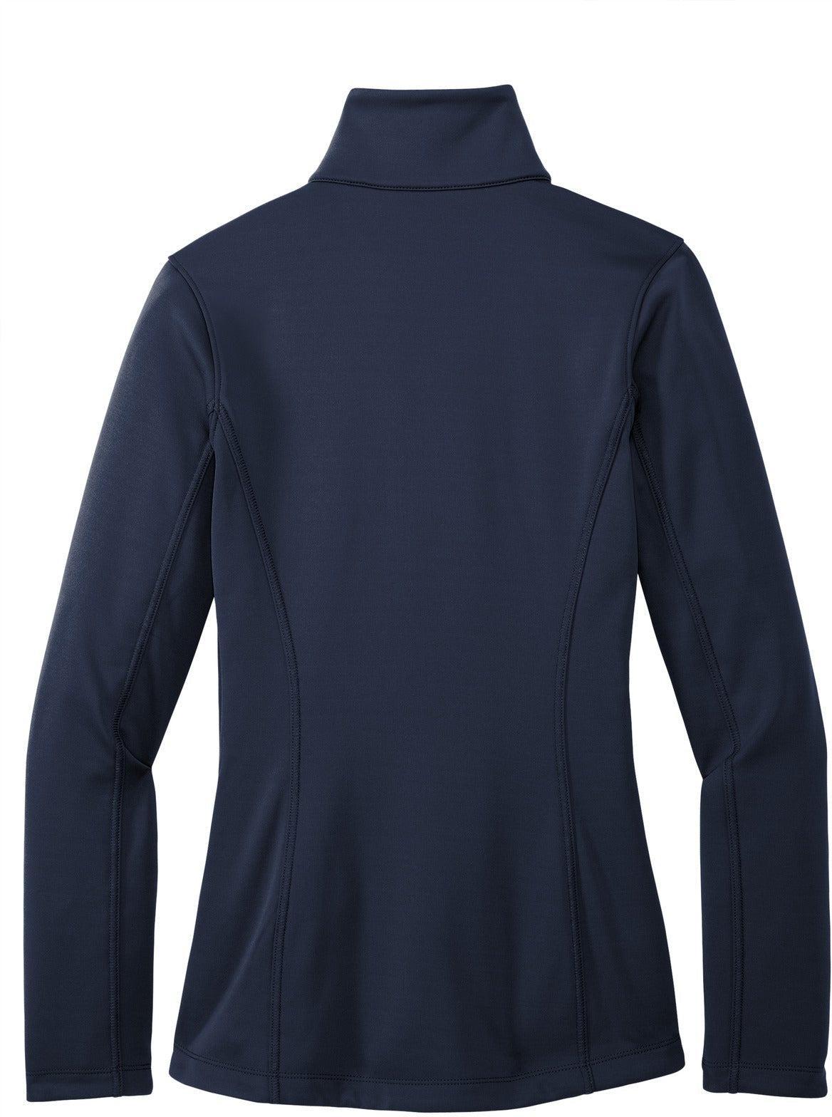 no-logo Port Authority Ladies Smooth Fleece 1/4-Zip-Regular-Port Authority-Thread Logic