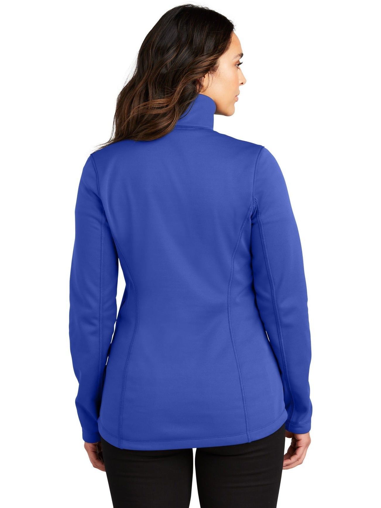 no-logo Port Authority Ladies Smooth Fleece 1/4-Zip-Regular-Port Authority-Thread Logic