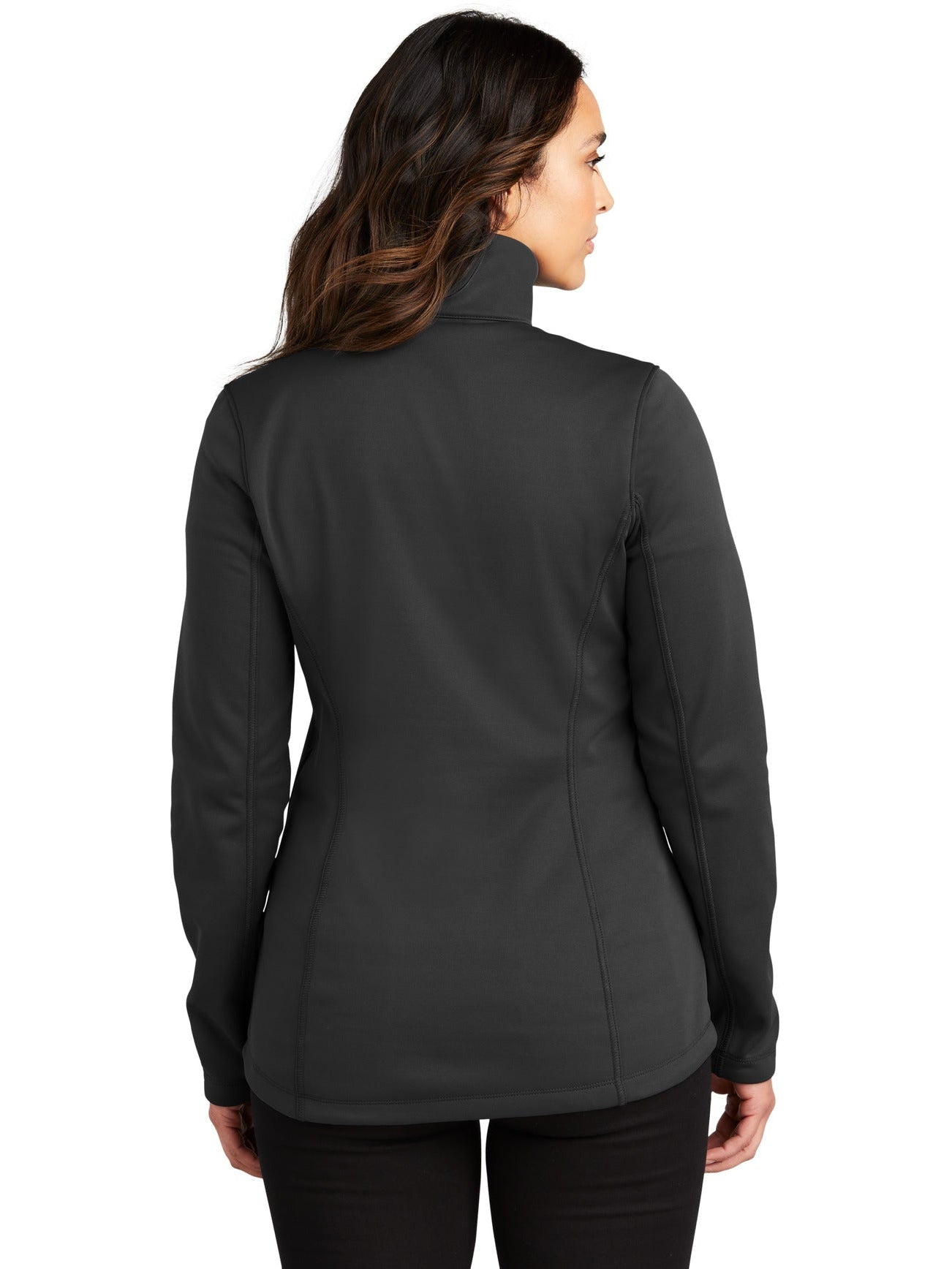 no-logo Port Authority Ladies Smooth Fleece 1/4-Zip-Regular-Port Authority-Thread Logic