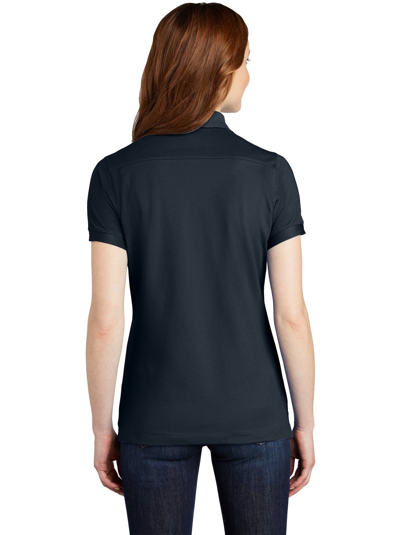 no-logo Port Authority Ladies Stretch Pique Polo-Active-Port Authority-Thread Logic