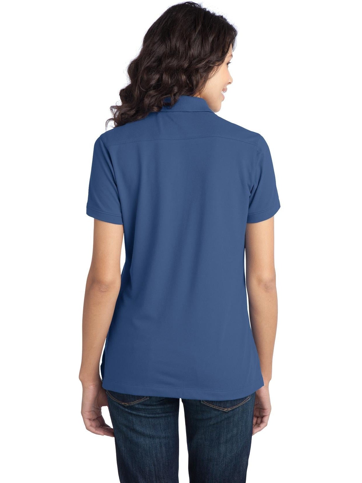 no-logo Port Authority Ladies Stretch Pique Polo-Active-Port Authority-Thread Logic