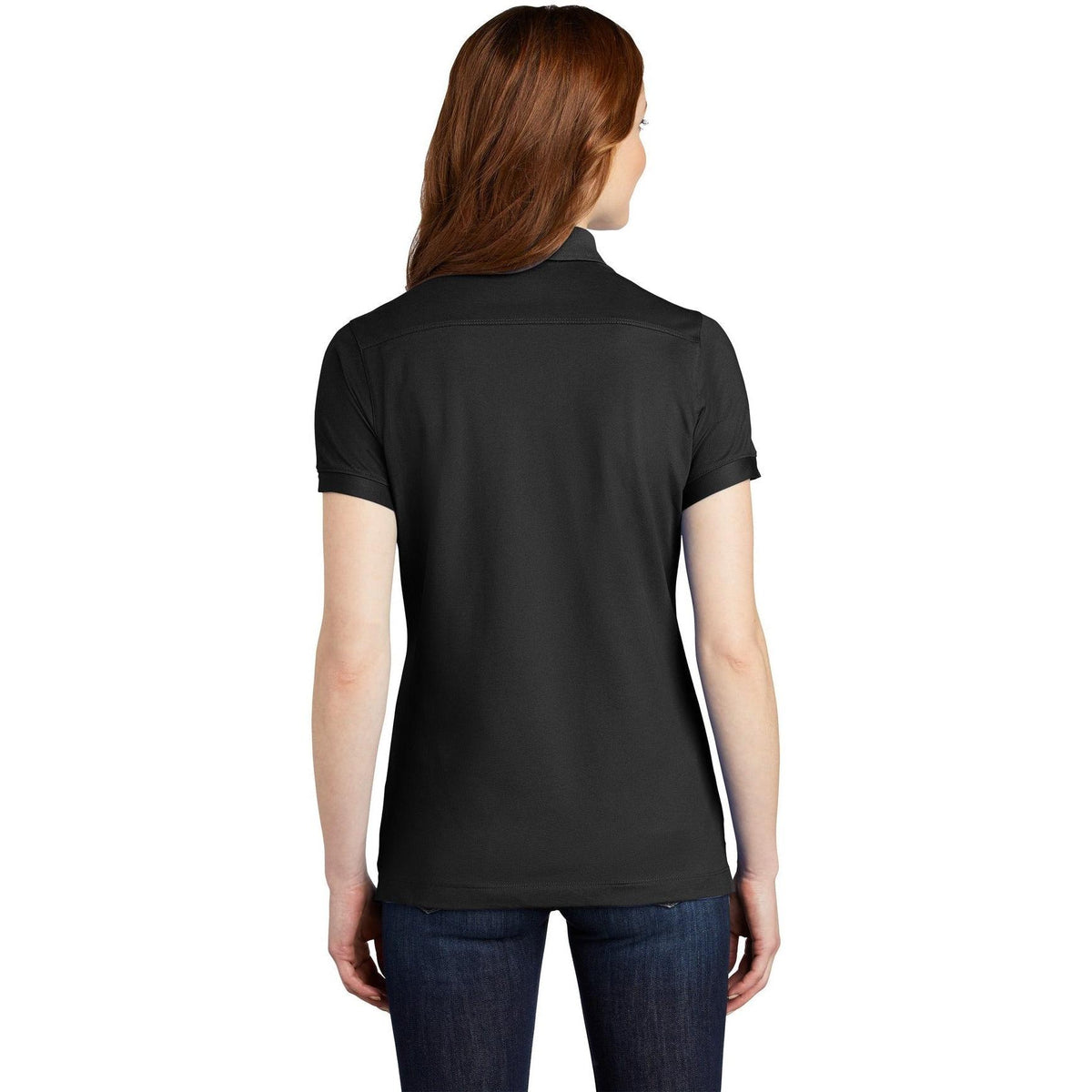 no-logo Port Authority Ladies Stretch Pique Polo-Active-Port Authority-Thread Logic