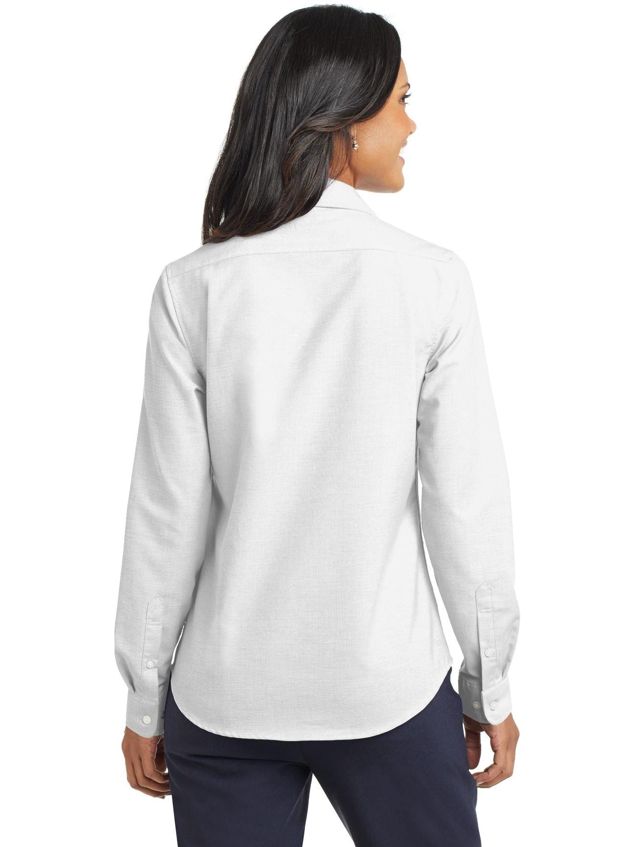 no-logo Port Authority Ladies SuperPro Oxford Shirt-Regular-Port Authority-Thread Logic