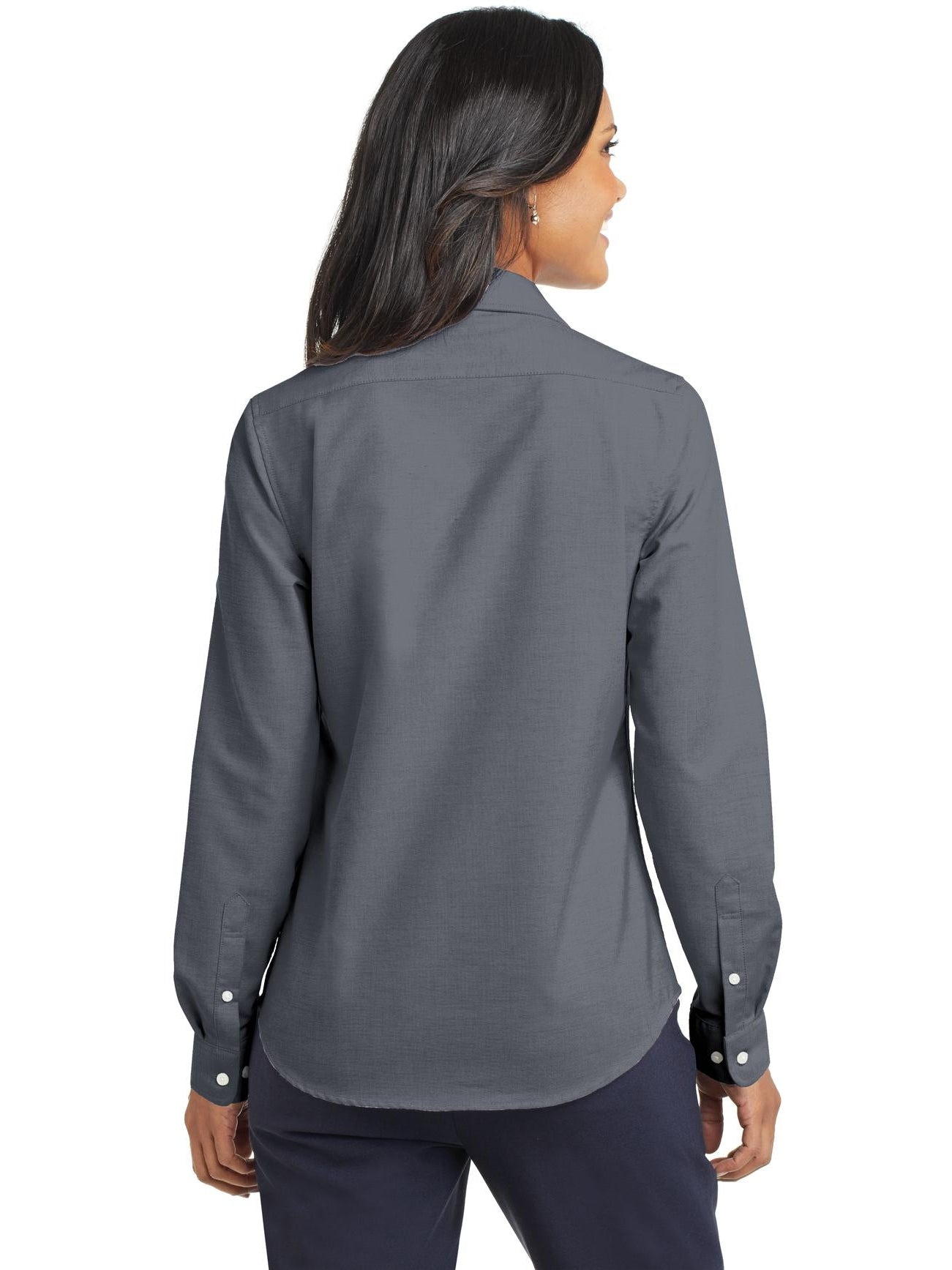 no-logo Port Authority Ladies SuperPro Oxford Shirt-Regular-Port Authority-Thread Logic