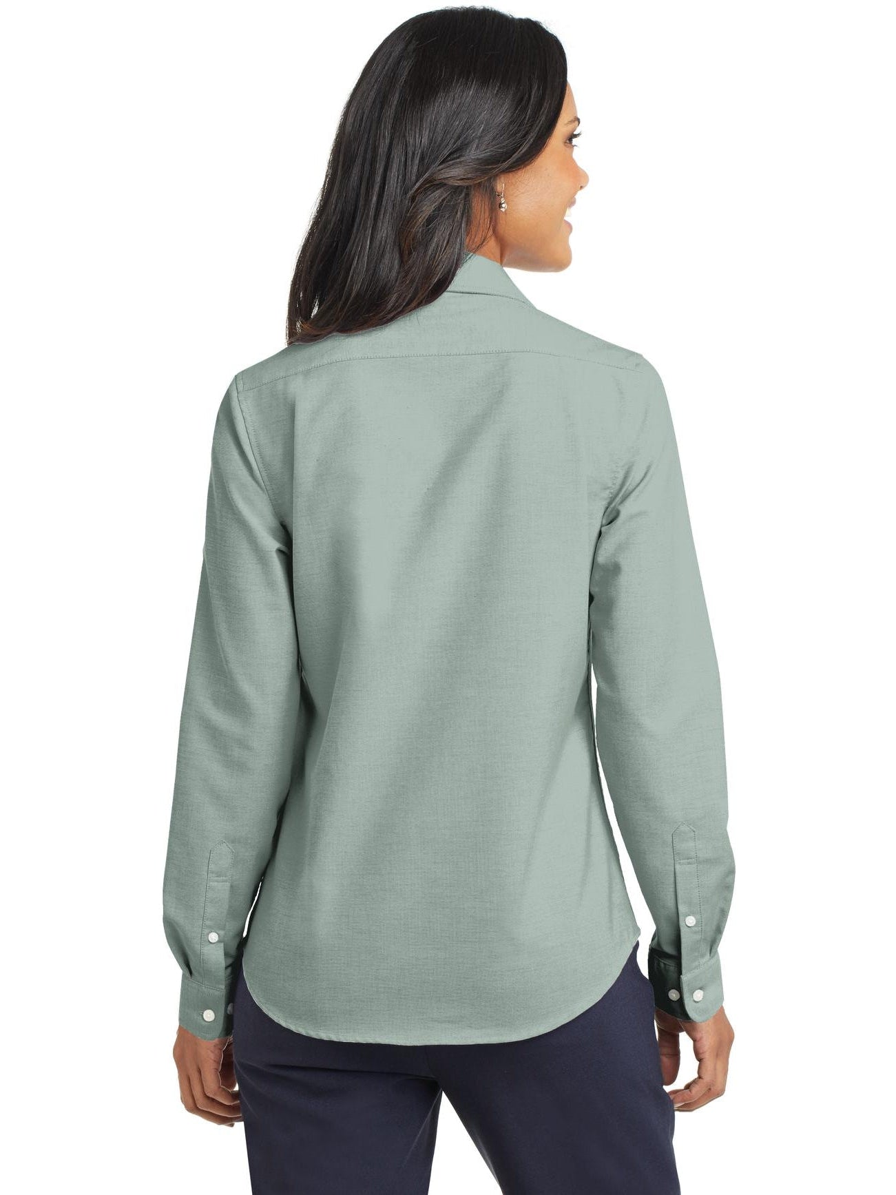 no-logo Port Authority Ladies SuperPro Oxford Shirt-Regular-Port Authority-Thread Logic
