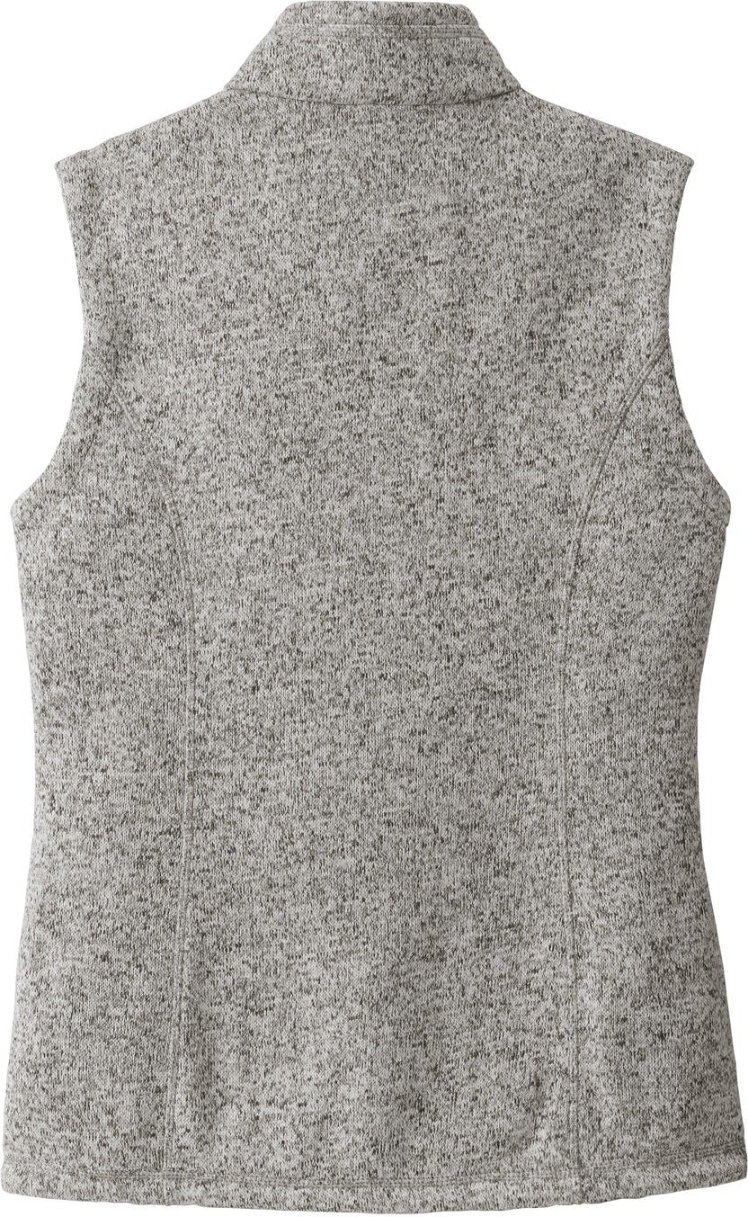 no-logo Port Authority Ladies Sweater Fleece Vest-Regular-Port Authority-Thread Logic