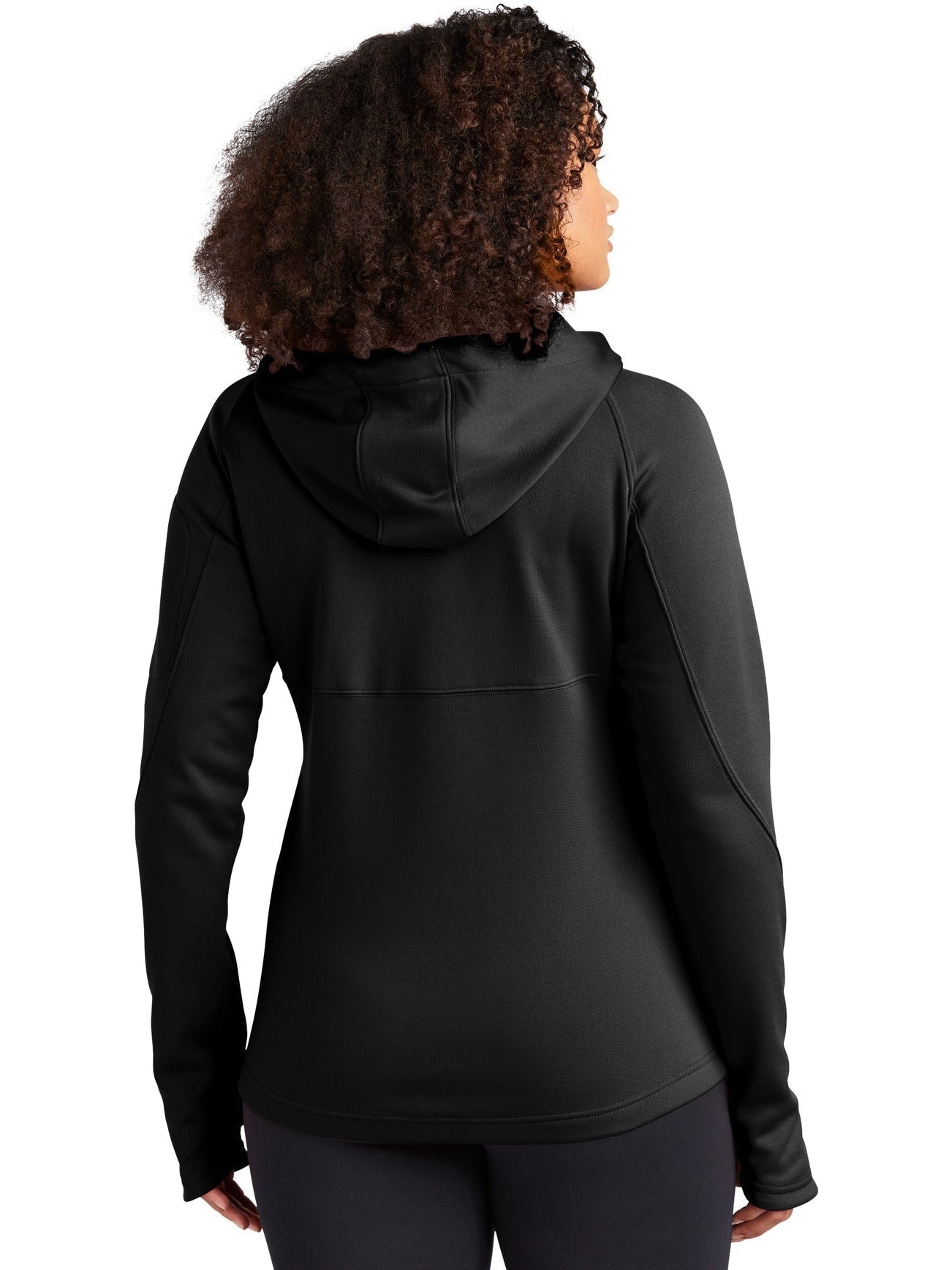 no-logo Port Authority Ladies Tech Fleece Full-Zip Hooded-Regular-Port Authority-Thread Logic