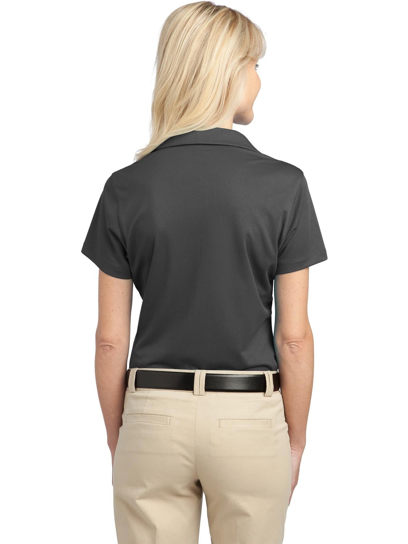 no-logo Port Authority Ladies Tech Pique Polo-Active-Port Authority-Thread Logic