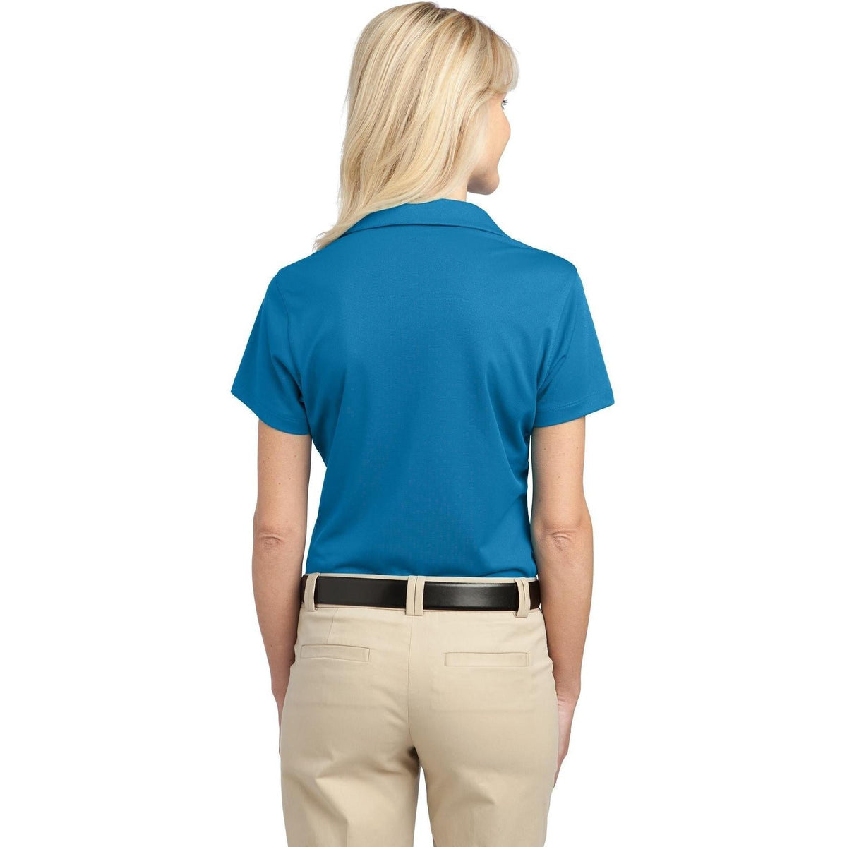 no-logo Port Authority Ladies Tech Pique Polo-Active-Port Authority-Thread Logic