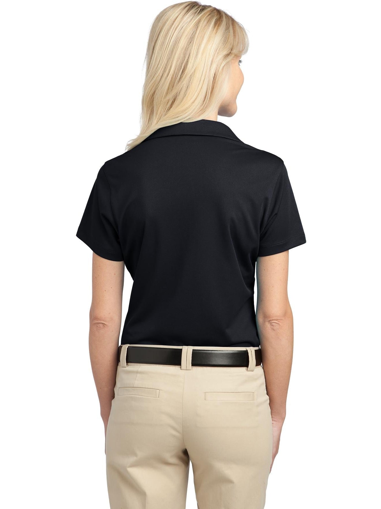 no-logo Port Authority Ladies Tech Pique Polo-Active-Port Authority-Thread Logic
