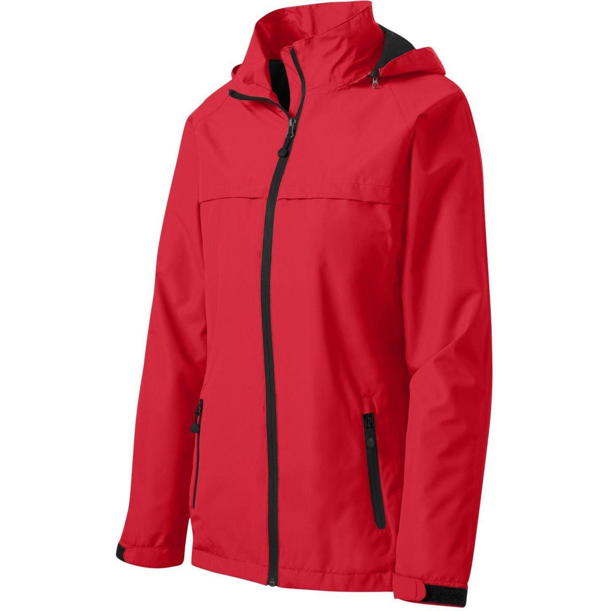 no-logo Port Authority Ladies Torrent Waterproof Jacket-Regular-Port Authority-Engine Red-S-Thread Logic