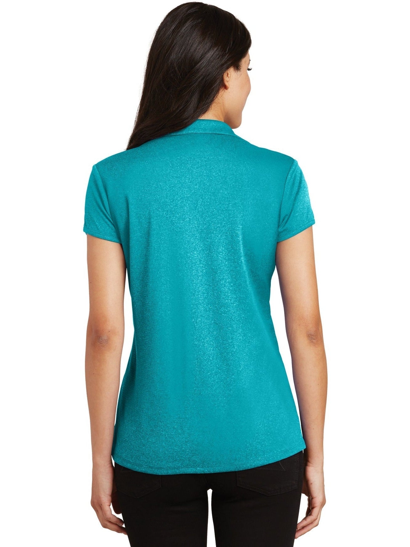no-logo Port Authority Ladies Trace Heather Polo-Regular-Port Authority-Thread Logic