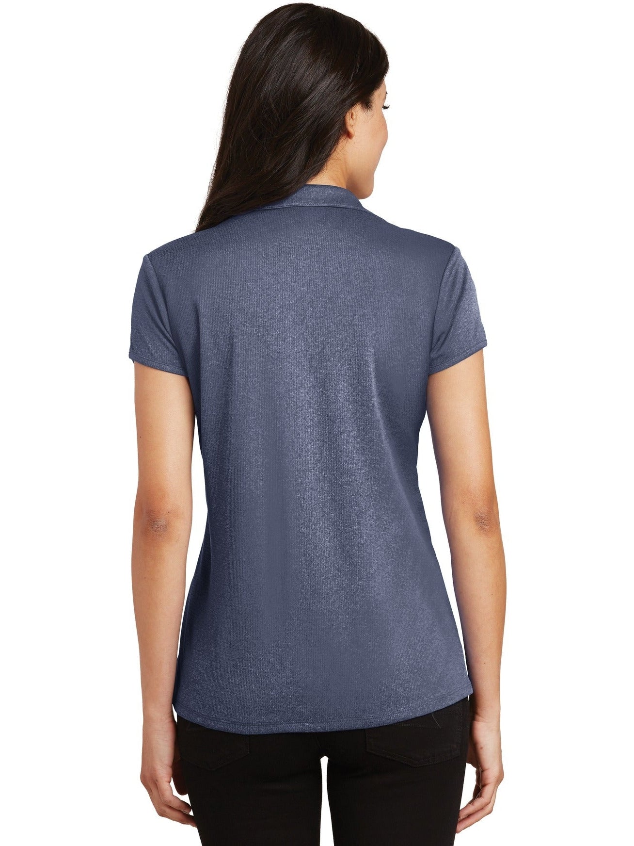 no-logo Port Authority Ladies Trace Heather Polo-Regular-Port Authority-Thread Logic