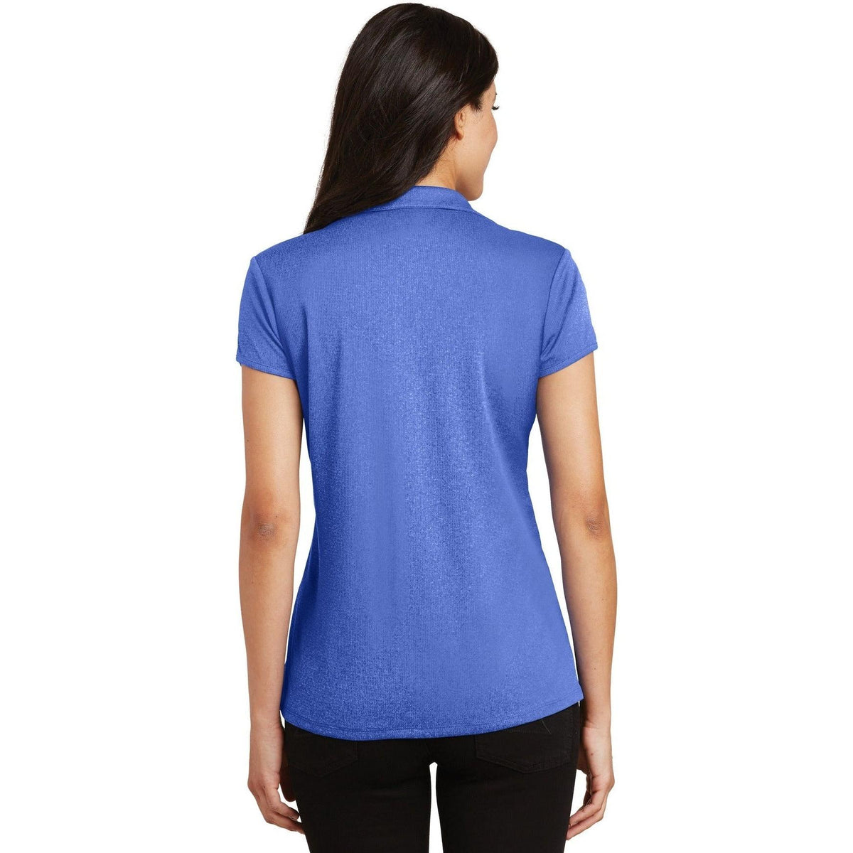 no-logo Port Authority Women's Trace Heather Polo-Regular-Port Authority-Thread Logic