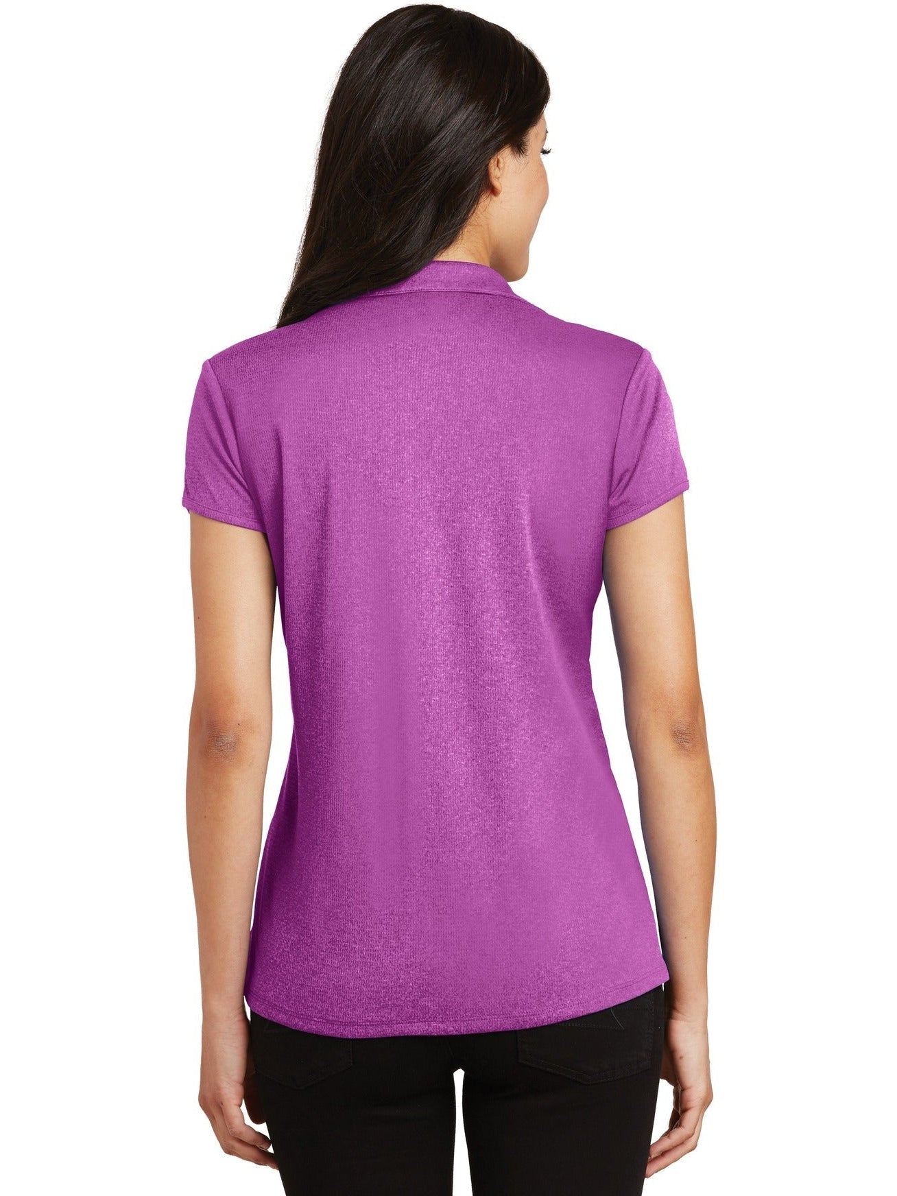 no-logo Port Authority Ladies Trace Heather Polo-Regular-Port Authority-Thread Logic