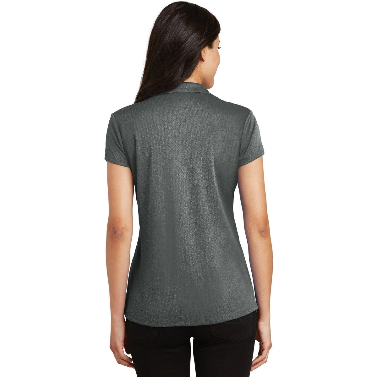 no-logo Port Authority Women's Trace Heather Polo-Regular-Port Authority-Thread Logic
