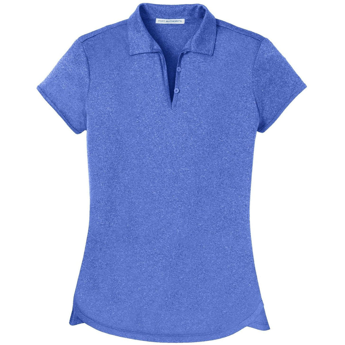 no-logo Port Authority Women's Trace Heather Polo-Regular-Port Authority-True Royal Heather-XS-Thread Logic