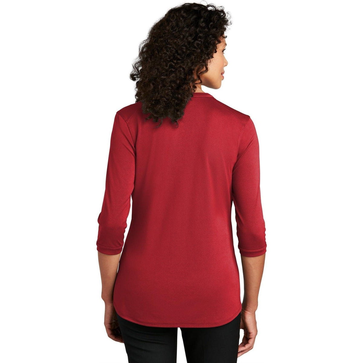 no-logo Port Authority Women's UV Choice Pique Henley-Regular-Port Authority-Thread Logic