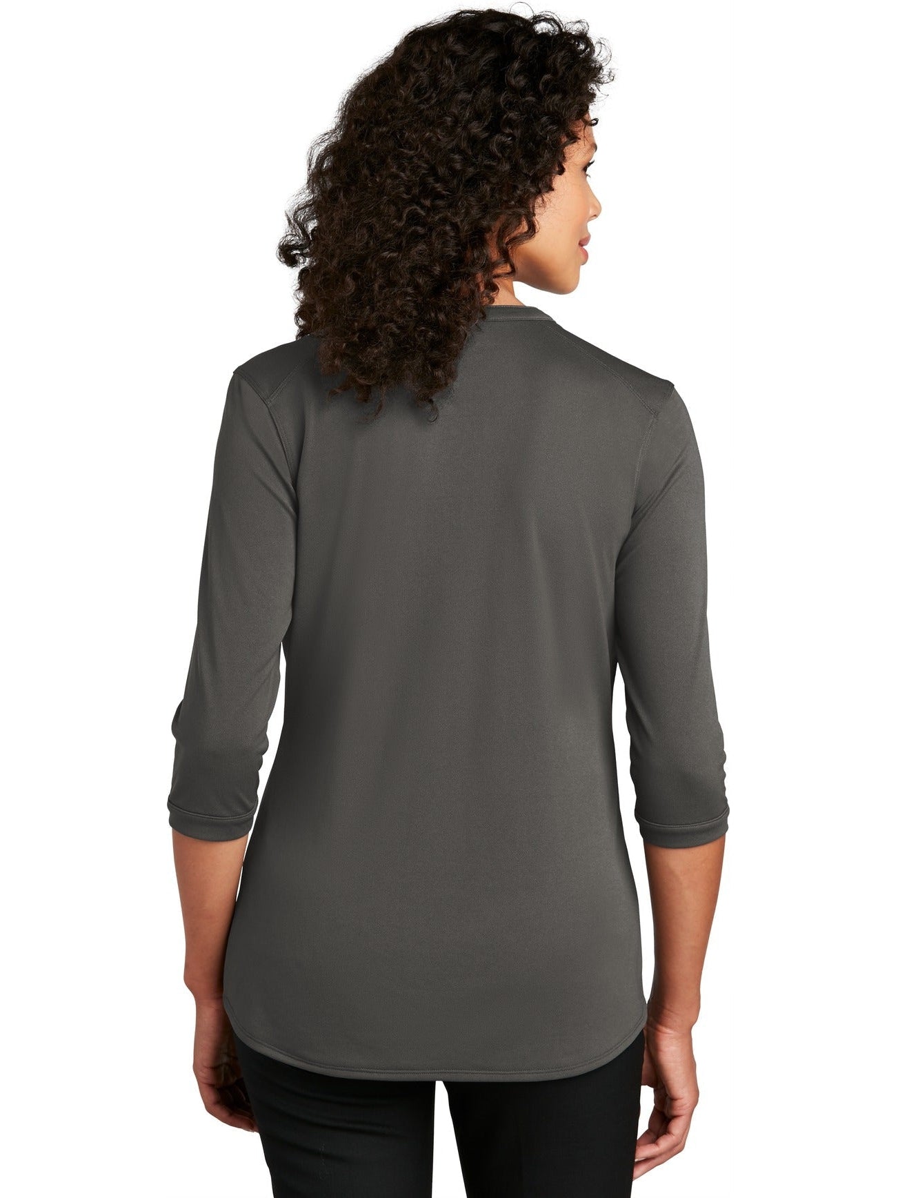 no-logo Port Authority Ladies UV Choice Pique Henley-Regular-Port Authority-Thread Logic