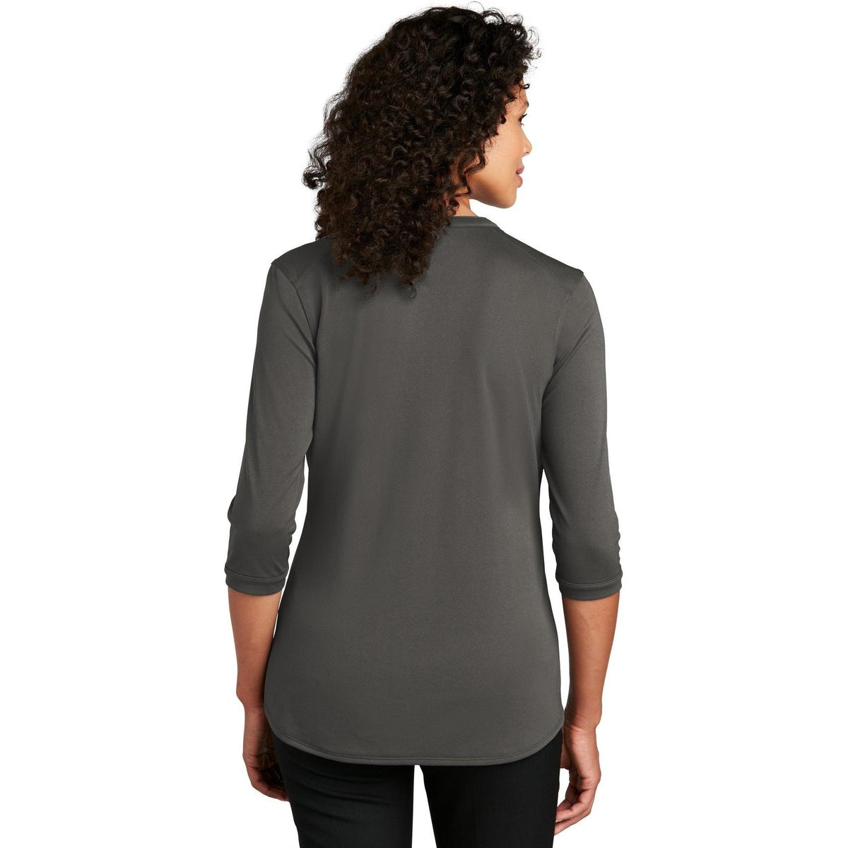 no-logo Port Authority Women's UV Choice Pique Henley-Regular-Port Authority-Thread Logic