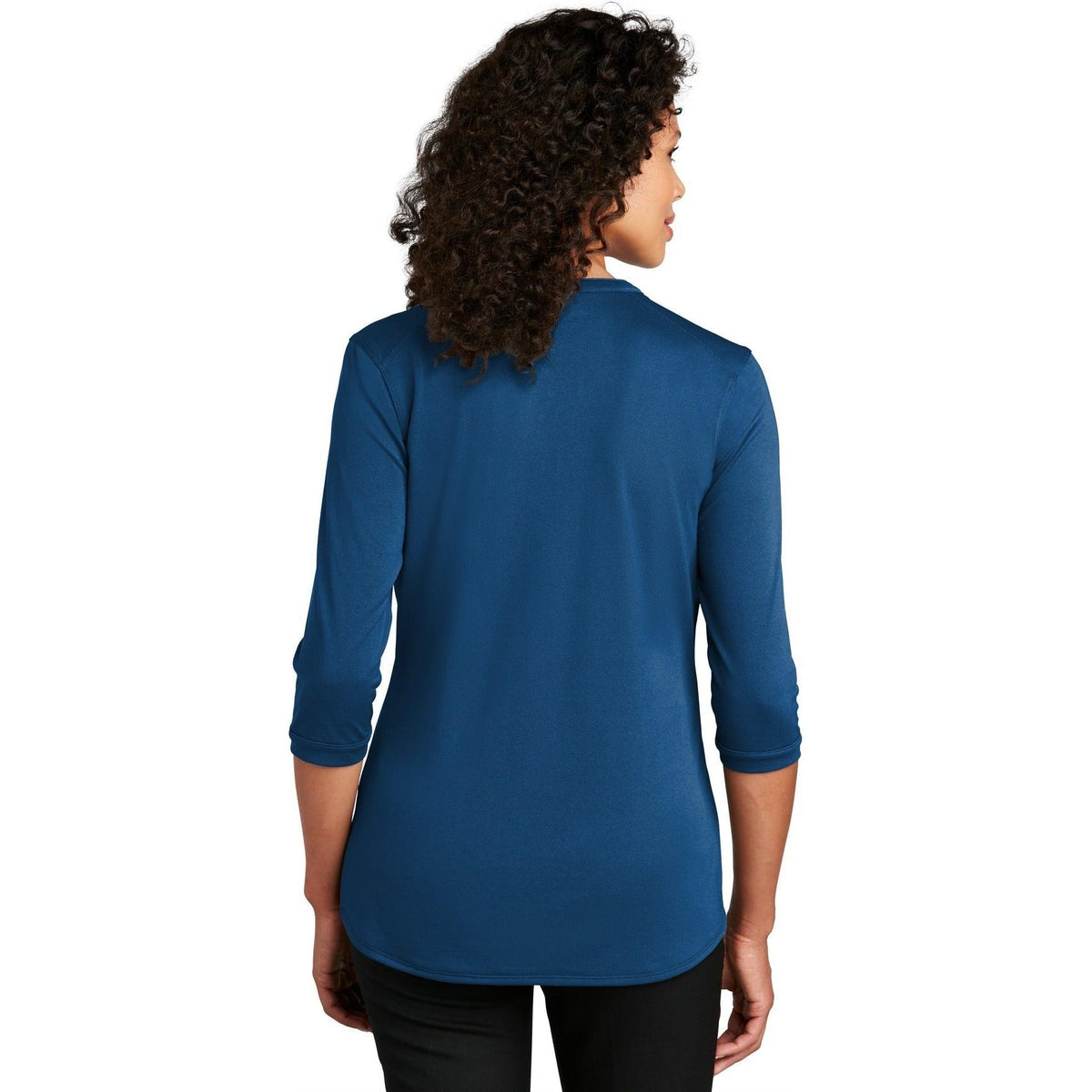 no-logo Port Authority Women's UV Choice Pique Henley-Regular-Port Authority-Thread Logic