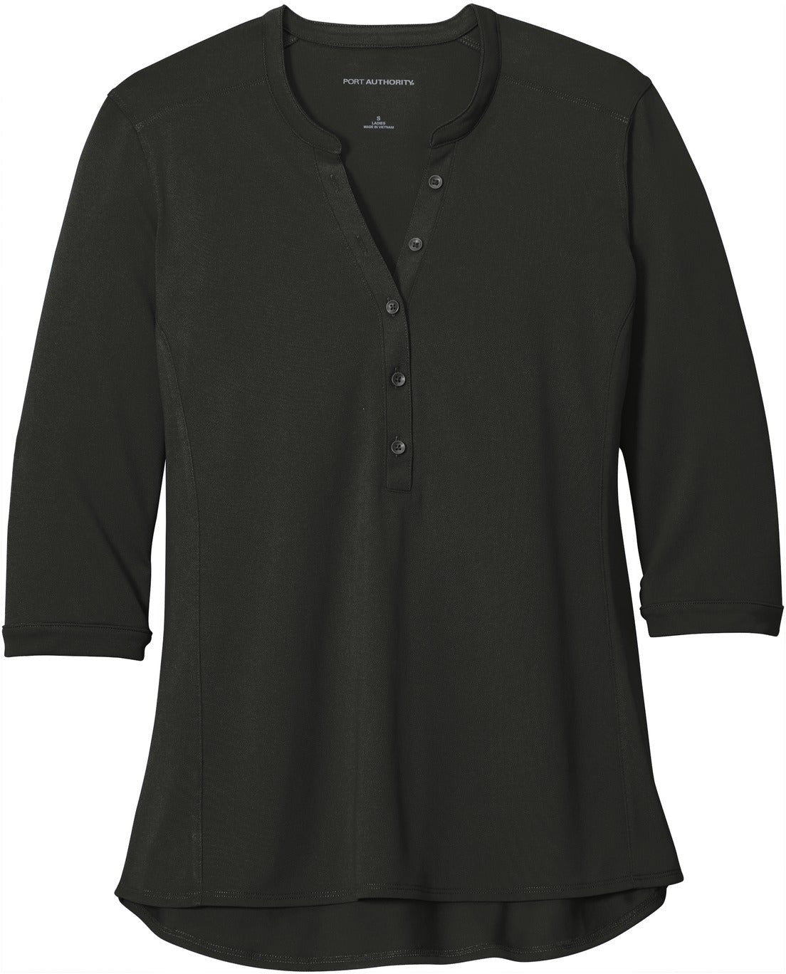 Port Authority Ladies UV Choice Pique Henley