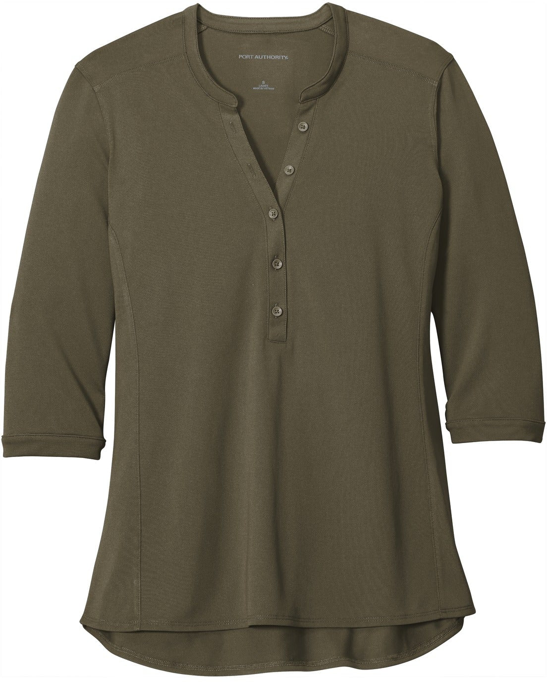 Port Authority Ladies UV Choice Pique Henley