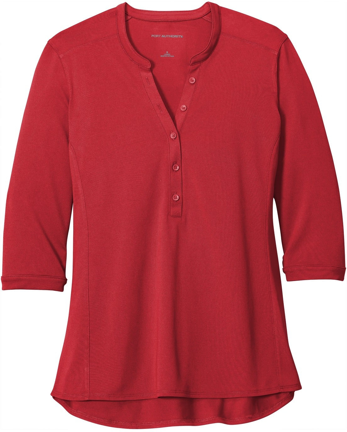 Port Authority Ladies UV Choice Pique Henley