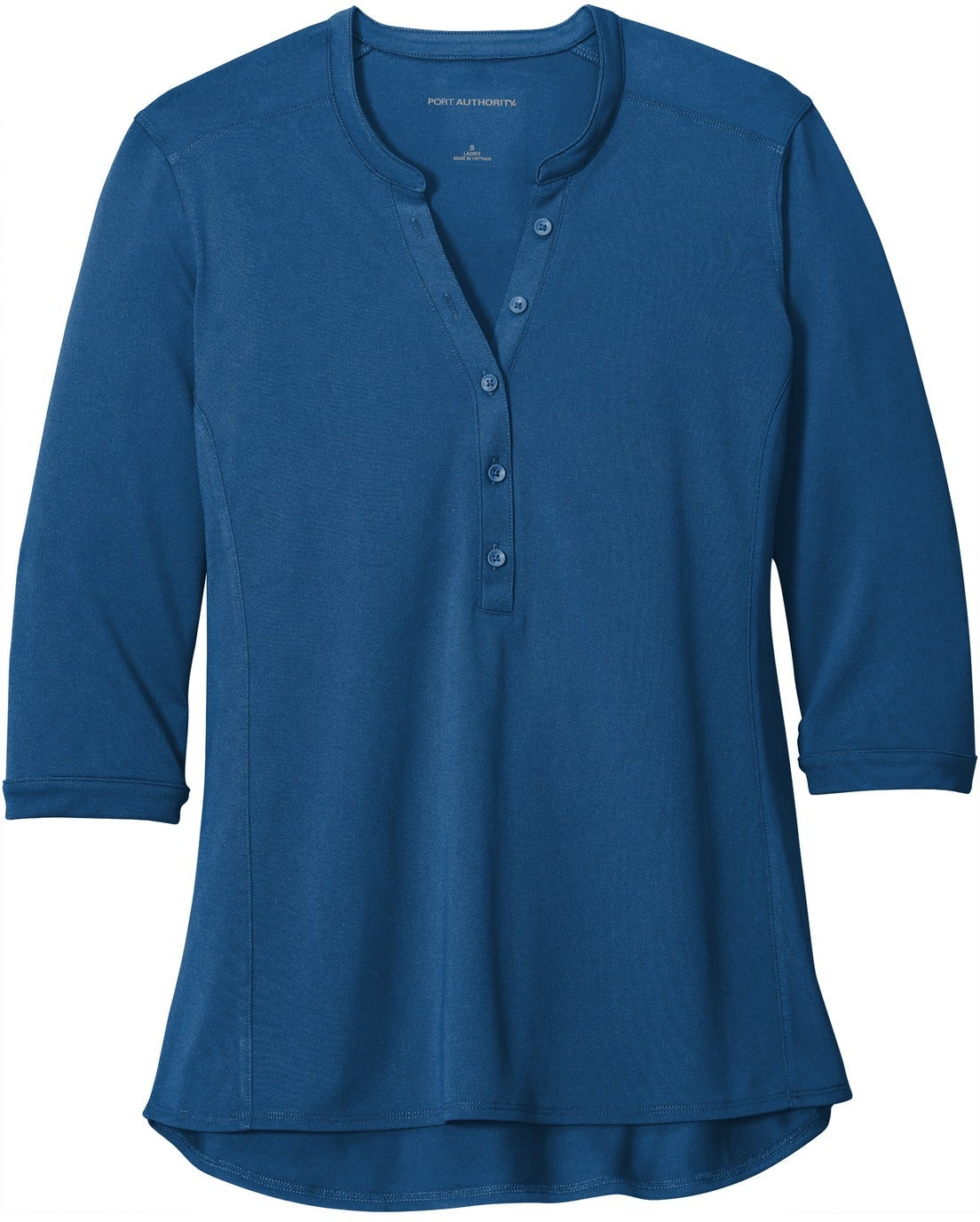 Port Authority Ladies UV Choice Pique Henley