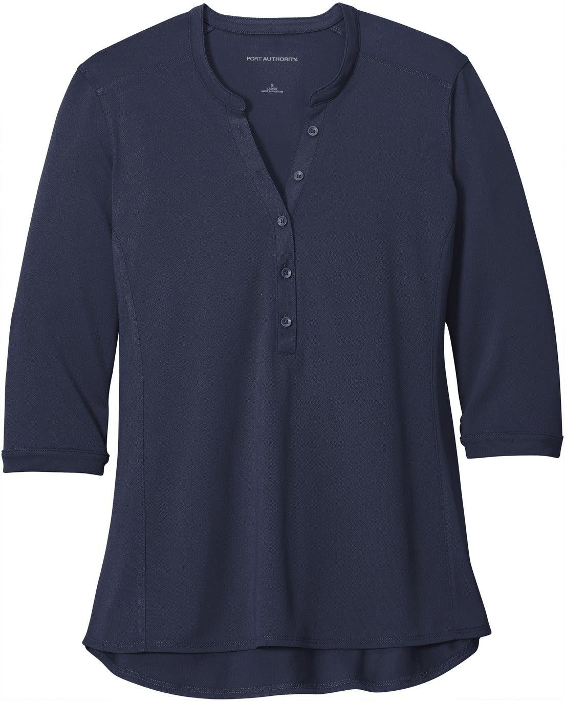 Port Authority Ladies UV Choice Pique Henley