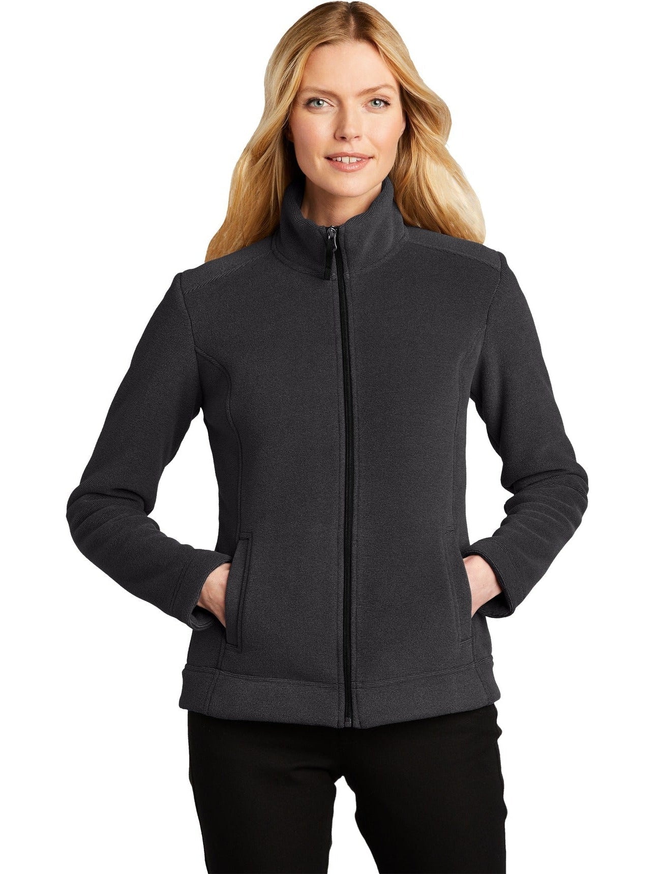 no-logo Port Authority Ladies Ultra Warm Brushed Fleece Jacket-Regular-Port Authority-Thread Logic