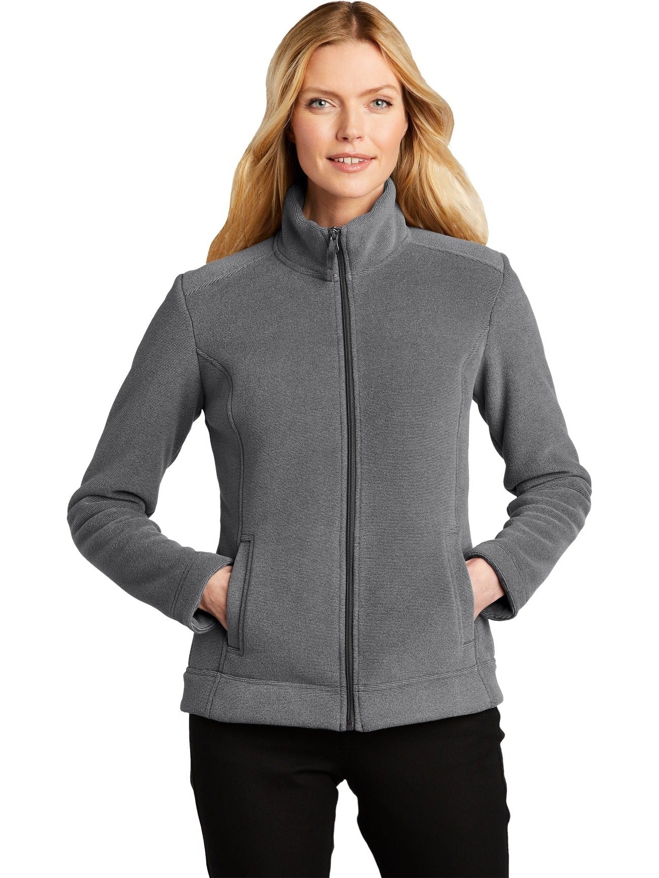 no-logo Port Authority Ladies Ultra Warm Brushed Fleece Jacket-Regular-Port Authority-Thread Logic