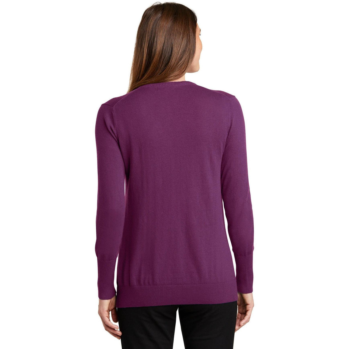 no-logo Port Authority Women's V-Neck Sweater-Sweaters-Port Authority-Thread Logic