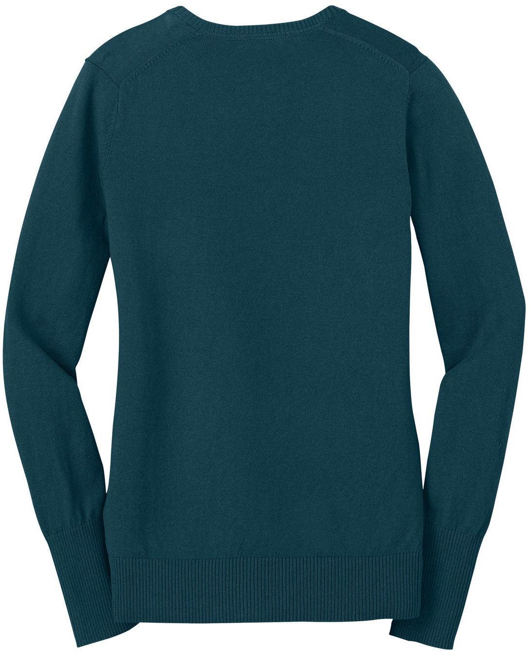 no-logo Port Authority Ladies V-Neck Sweater-Regular-Port Authority-Thread Logic