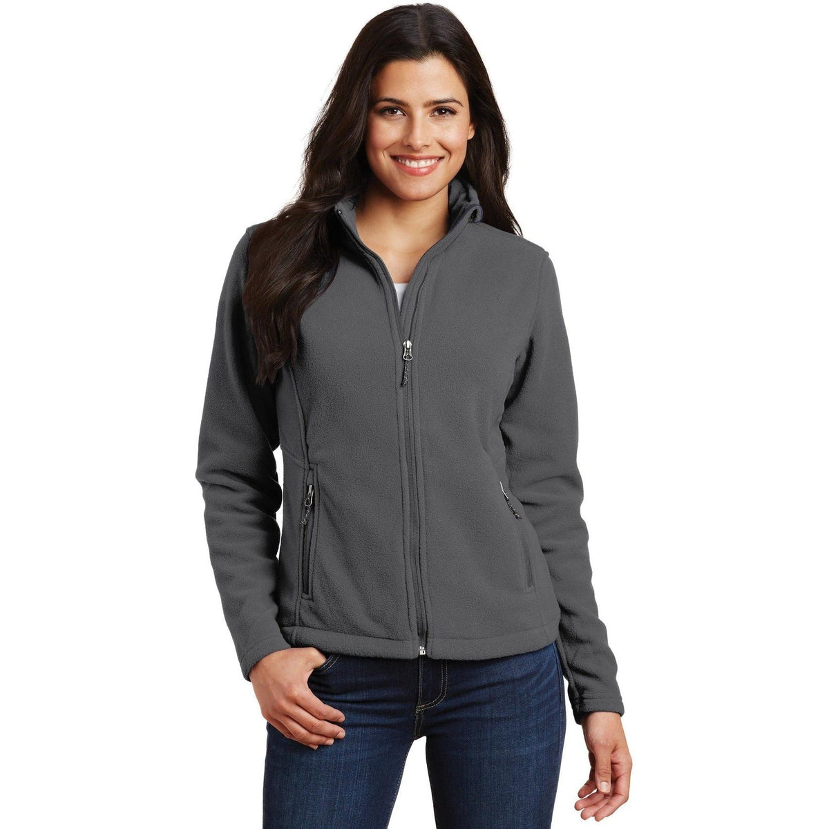 no-logo Port Authority Women's Value Fleece Jacket-Regular-Port Authority-Thread Logic