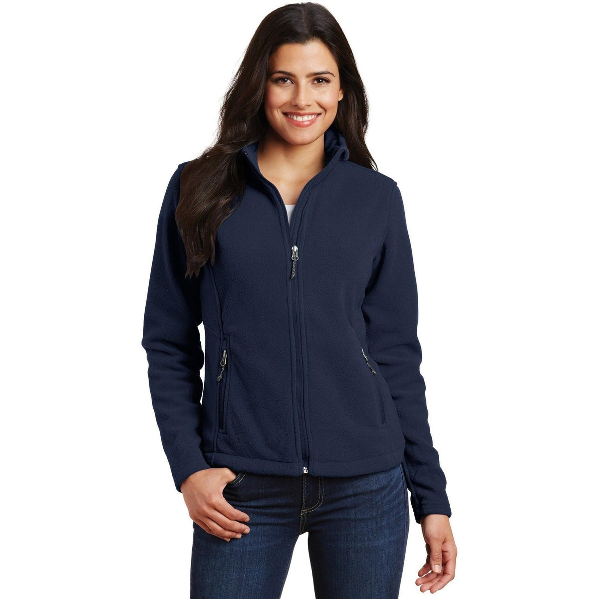no-logo Port Authority Women's Value Fleece Jacket-Regular-Port Authority-Thread Logic