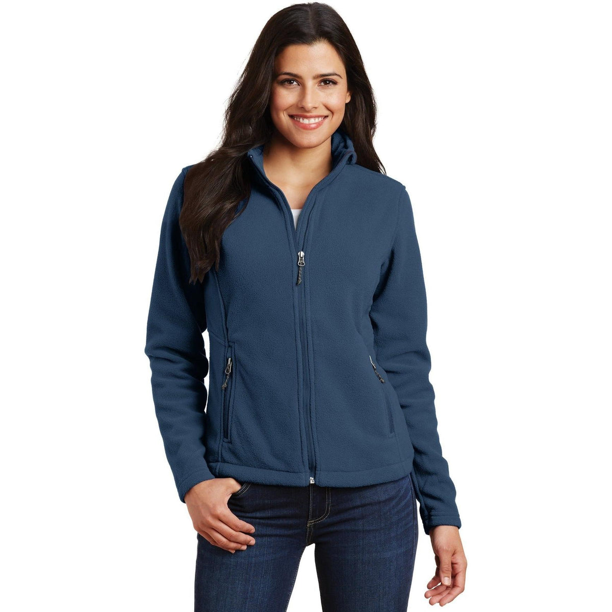 no-logo Port Authority Women's Value Fleece Jacket-Regular-Port Authority-Thread Logic