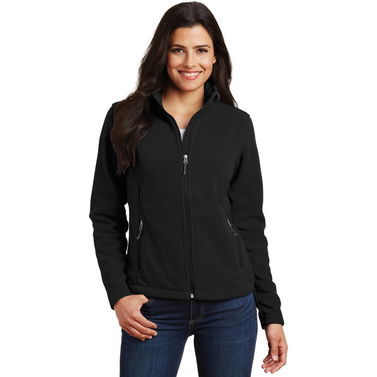 no-logo Port Authority Women's Value Fleece Jacket-Regular-Port Authority-Thread Logic