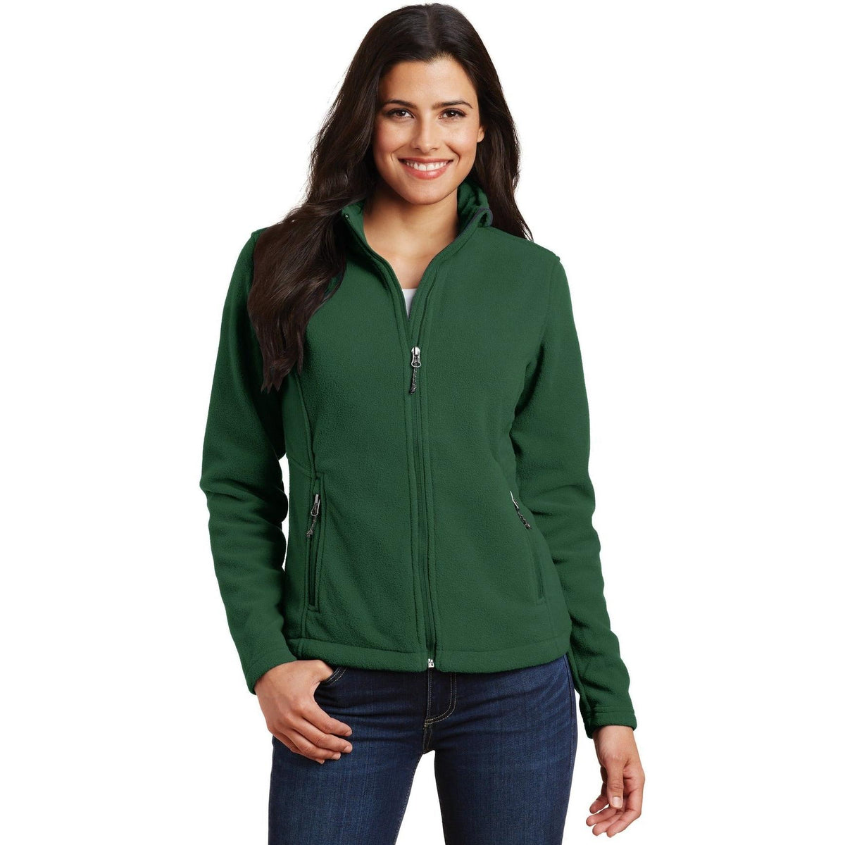 no-logo Port Authority Women's Value Fleece Jacket-Regular-Port Authority-Thread Logic