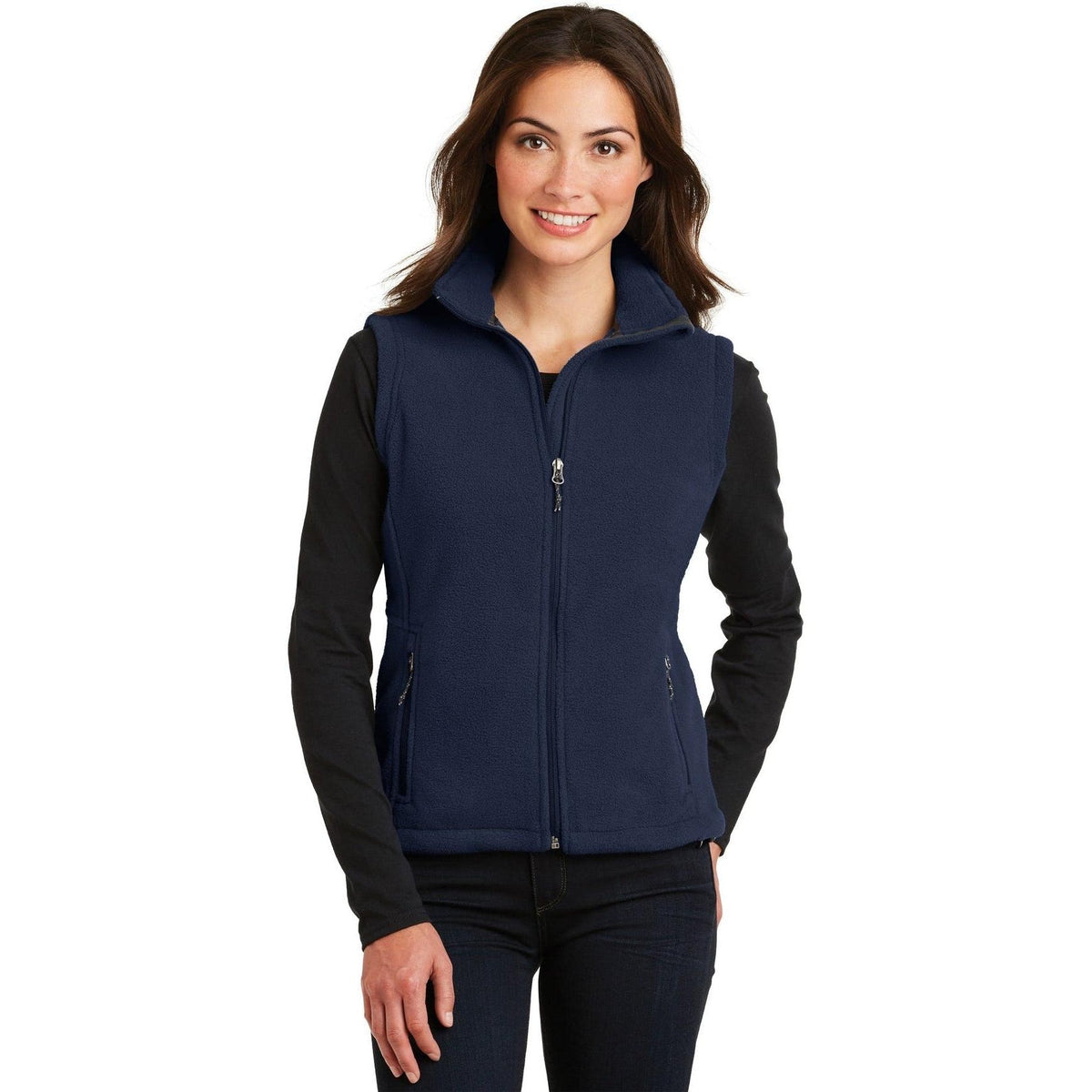 no-logo Port Authority Women's Value Fleece Vest-Vests-Port Authority-Thread Logic
