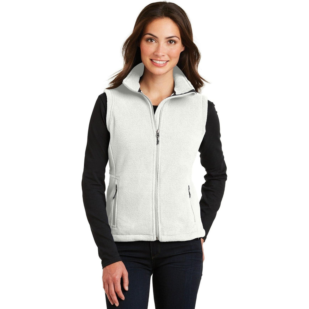 no-logo Port Authority Women's Value Fleece Vest-Vests-Port Authority-Thread Logic