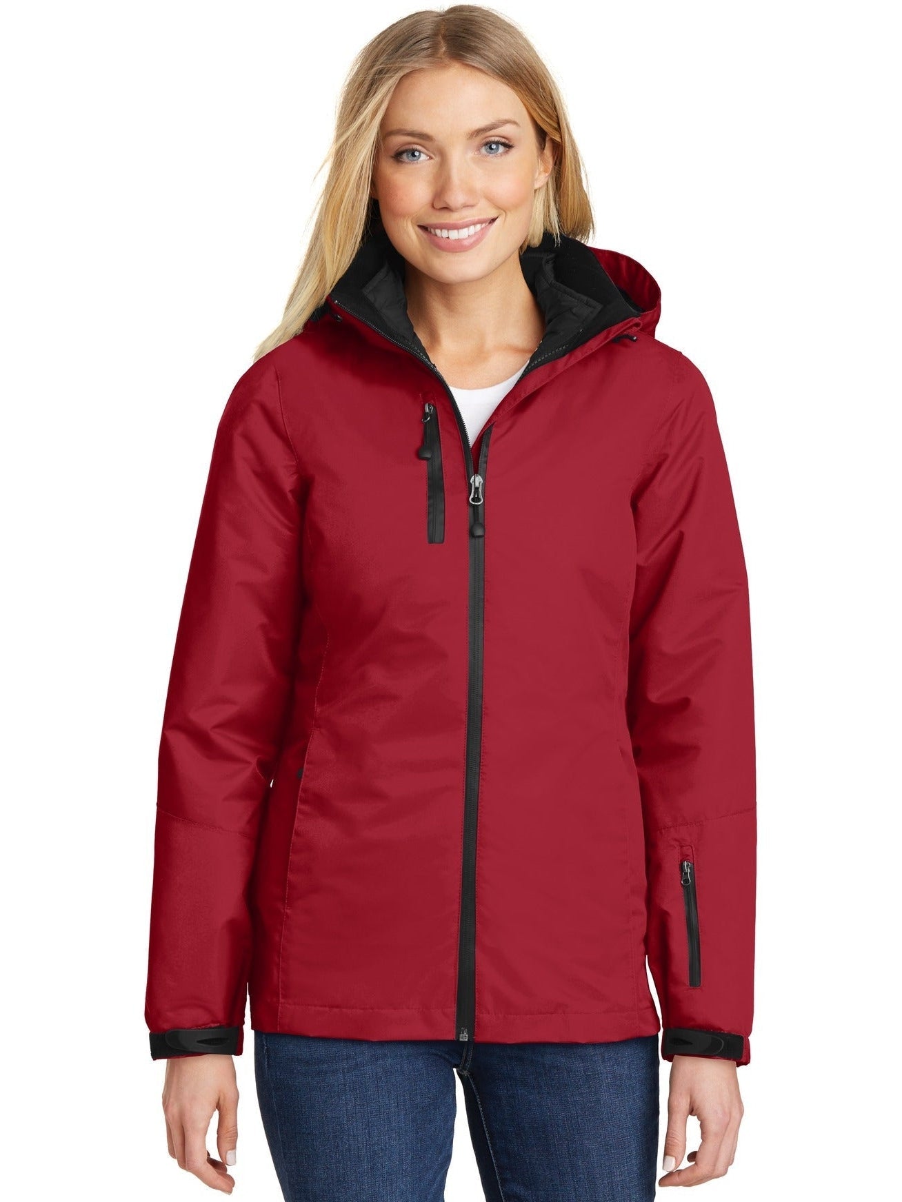 no-logo Port Authority Ladies Vortex Waterproof 3-in-1 Jacket-Regular-Port Authority-Thread Logic