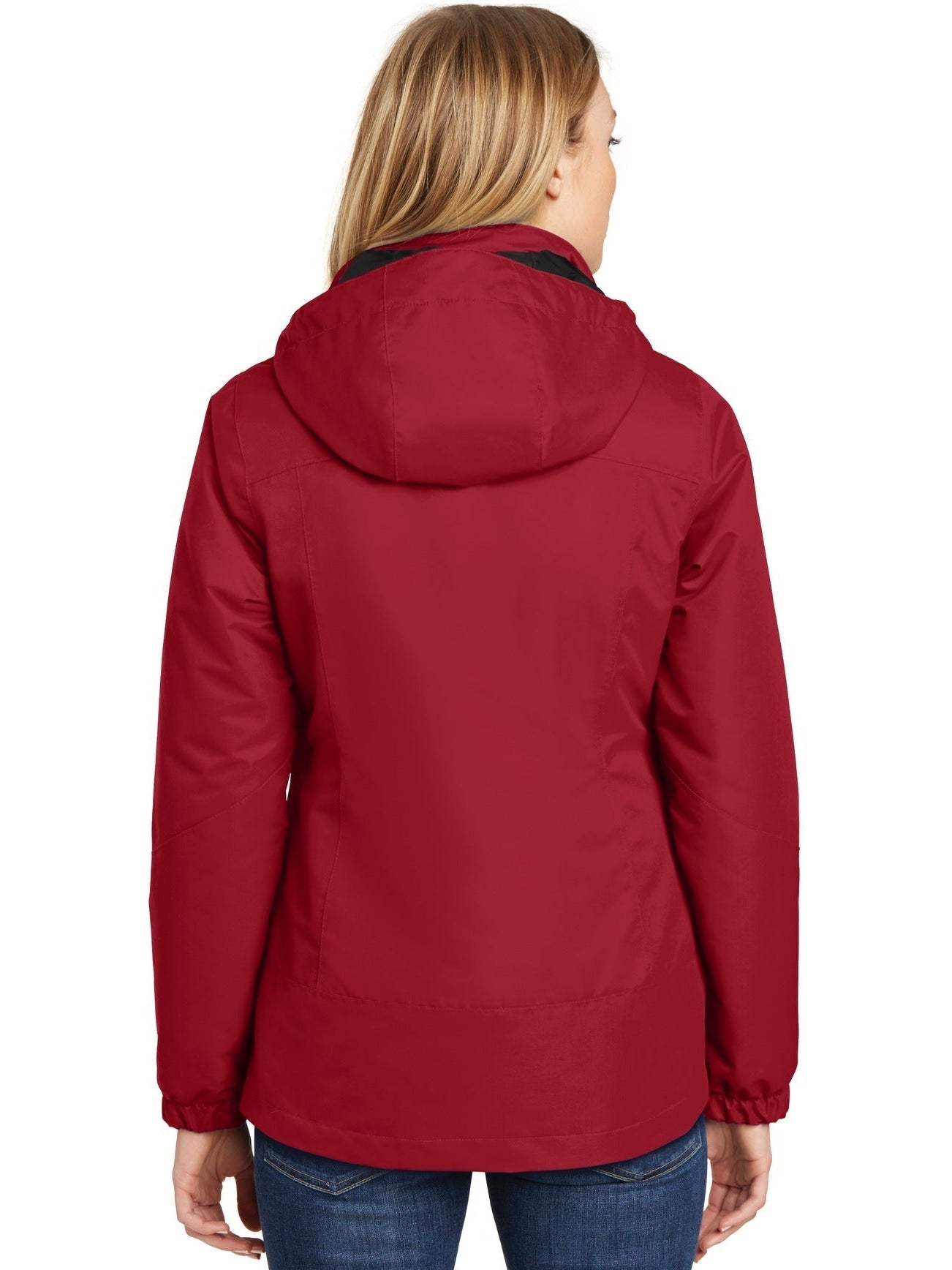 no-logo Port Authority Ladies Vortex Waterproof 3-in-1 Jacket-Regular-Port Authority-Thread Logic