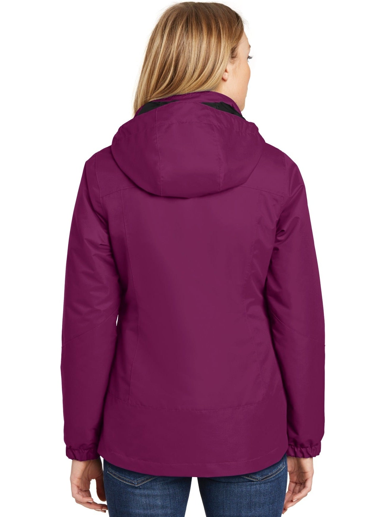 no-logo Port Authority Ladies Vortex Waterproof 3-in-1 Jacket-Regular-Port Authority-Thread Logic