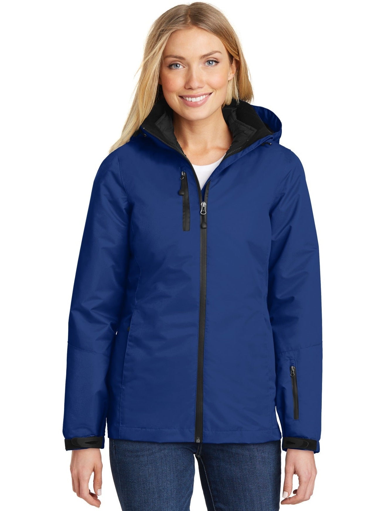 no-logo Port Authority Ladies Vortex Waterproof 3-in-1 Jacket-Regular-Port Authority-Thread Logic